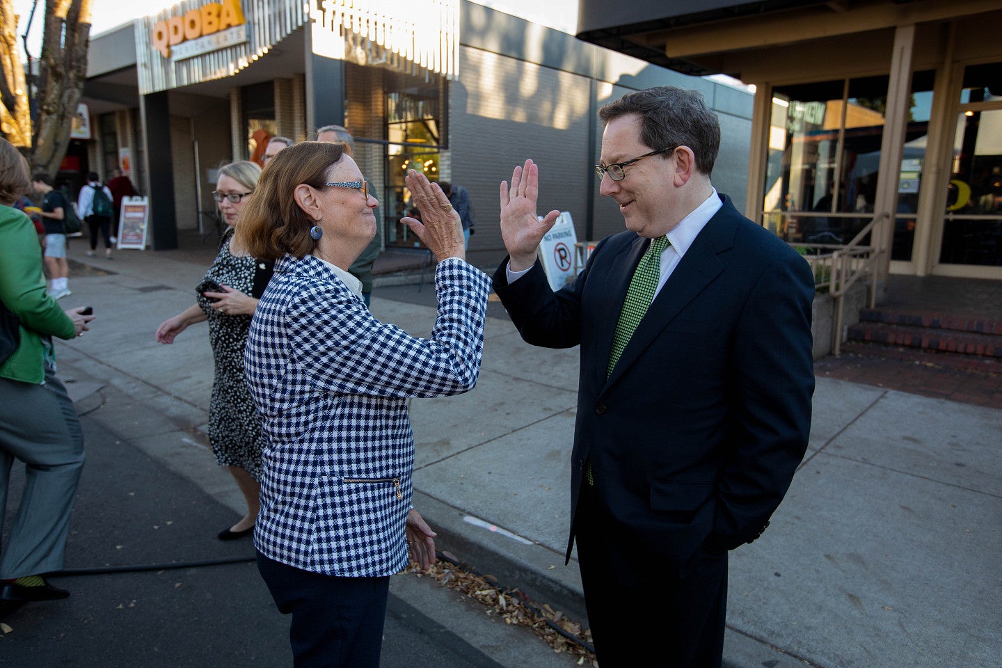President Schill and Mayor Piercy