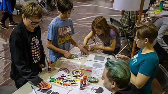 Participants at the last Eugene Youth Math Festival