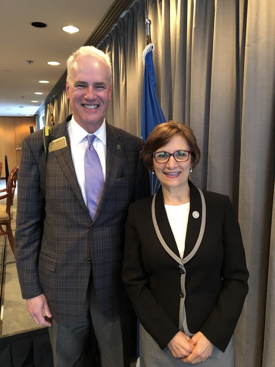 Dean Kamphaus and Rep. Bonamici