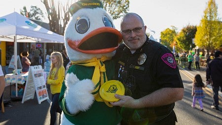 Chief Carmichael and Duck